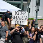 Alleged islamaphobia at sharia law protest