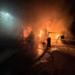 Firefighters battle late-night blaze in barnegat light, prevent home from burning - photo licensed by shore news network.