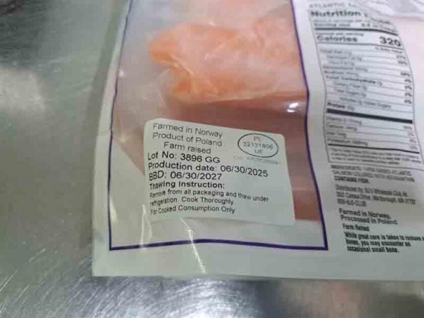 Wellsley Farms salmon sold in New Jersey recalled over possible Listeria contamination at BJs Wholesale Club