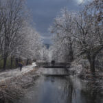 First responders trek through one mile of ice and snow to rescue ice skater in delaware-raritan canal - photo licensed by shore news network.