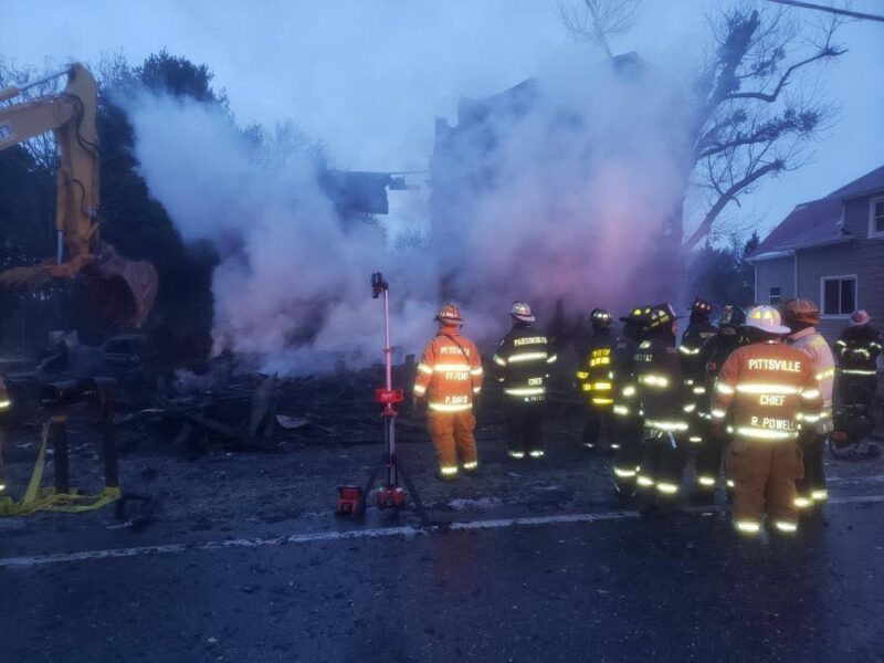 Two dead in parsonsburg house fire as off-duty firefighter injured in rescue attempt - photo licensed by shore news network.