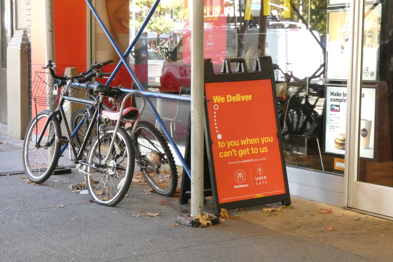 New york bill would require food delivery apps to insure workers in accidents - photo licensed by shore news network.