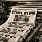 Political satire: jackson propaganda machine