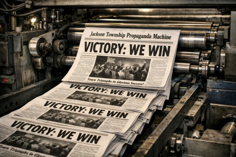 Political satire: jackson propaganda machine