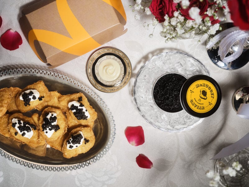 Nobody asked for it, but mcdonald’s drops caviar mcnuggets ahead of valentine's day - photo licensed by shore news network.