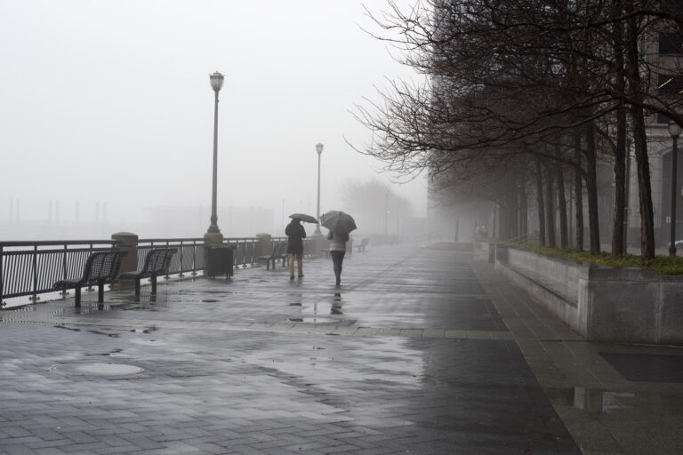 Rainy day jersey city