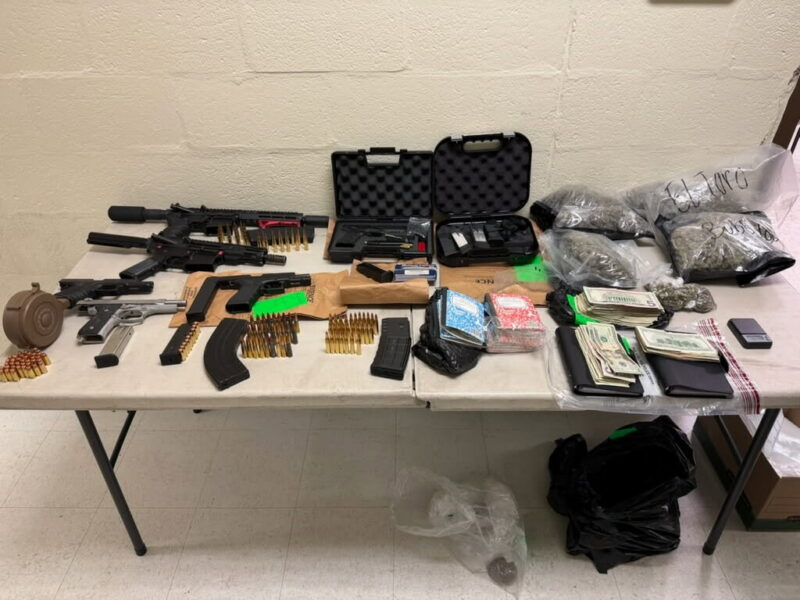 Drug bust in west philadelphia leads to multiple charges and seizure of seven firearms