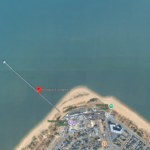 Wall of ice tears apart section of historic keansburg fishing pier - photo licensed by shore news network.