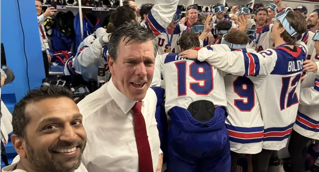 Kash Patels Olympic locker room celebration sparks anger hate from the far left on social media