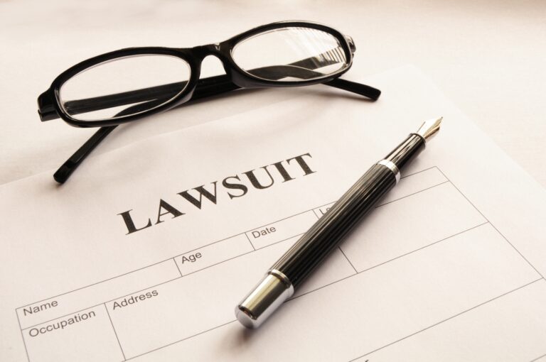 A lawsuit filed in court. - File Photo