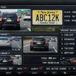 Aristic rendering - license plate reader software.