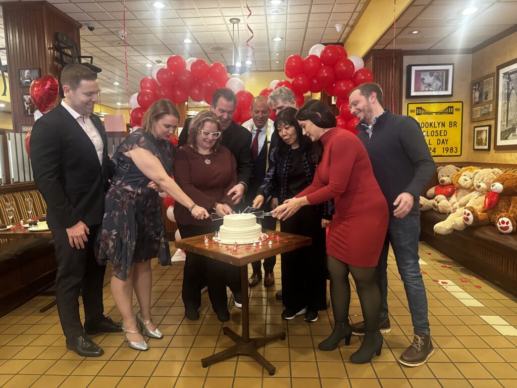 Love is baked in as junior’s hosts valentine’s vow renewals in brooklyn
