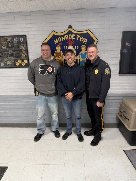 Monroe township detective honored after major gun and drug bust
