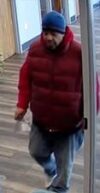 Harbor bank robbery suspect caught on camera