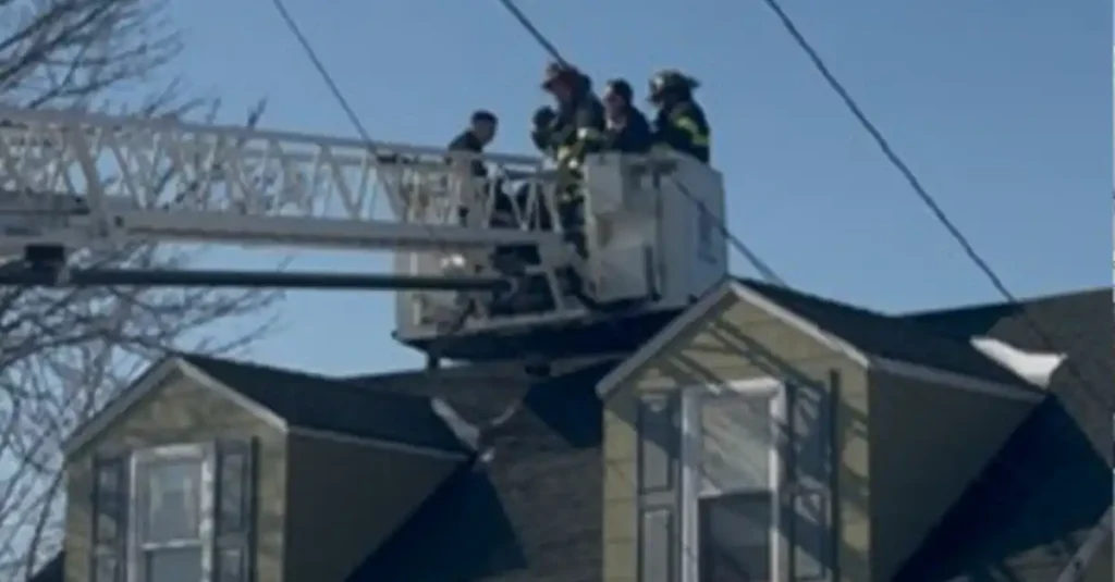 Ladder truck called to bring down boy stuck on mastic beach roof