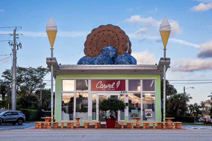 Carvel’s flying saucer lands in coney island