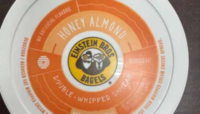 Einstein bros cream cheese recall issued over undeclared almond allergen risk