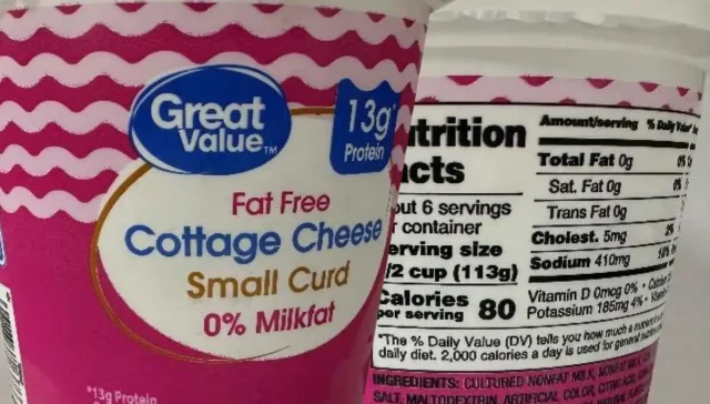 Great value cottage cheese reca