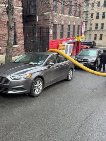 Three alarm bronx fire sends two to hospital