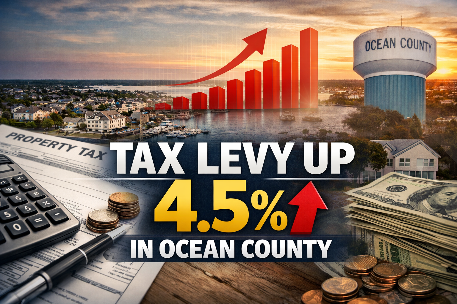Ocean County Braces for 4.5% Tax Levy Increase in 2026