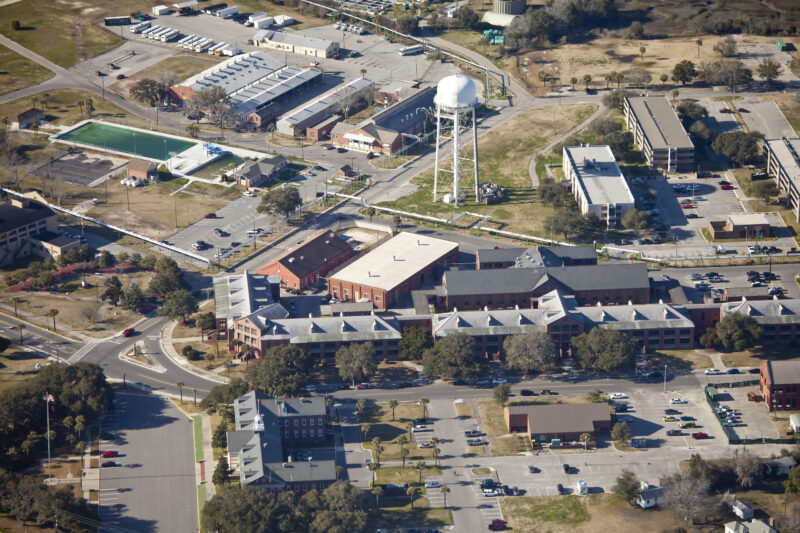 Dhs says media pushing fake news regarding security at marine corps recruit depot as an ice immigration operation