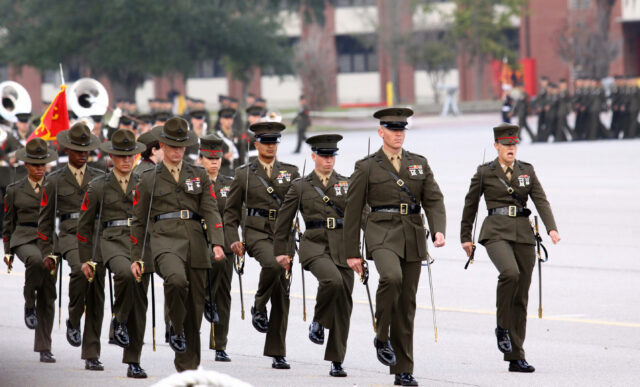 Dhs says media pushing fake news regarding security at marine corps recruit depot as an ice immigration operation
