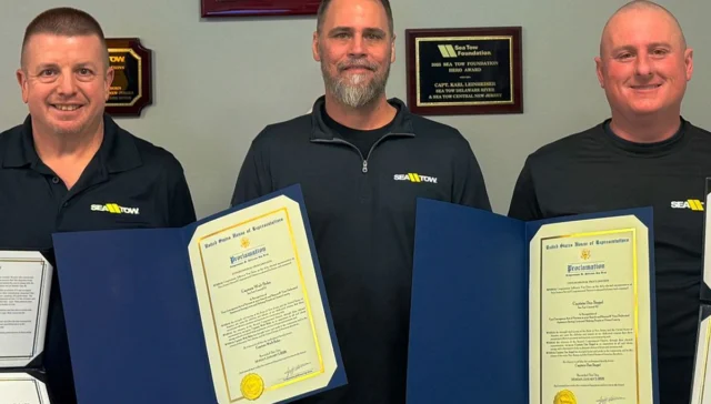 Nj captains honored after rescuing stranded boater in overnight barnegat bay search