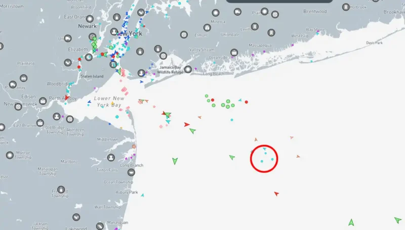 Fleet of offshore vessels spotted off Sandy Hook to support ongoing Empire Wind project Fleet of offshore vessels spotted off Sandy Hook to support ongoing Empire Wind project