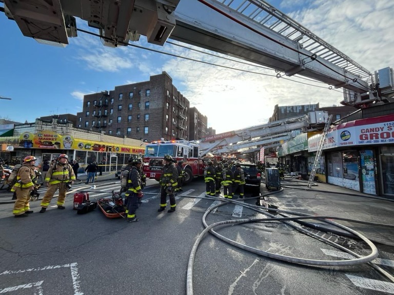 Brooklyn commercial building erupts in 3-alarm fire, nearly 200 fdny respond | photo licensed by shore news network. Brooklyn commercial building erupts in 3-alarm fire, nearly 200 fdny respond