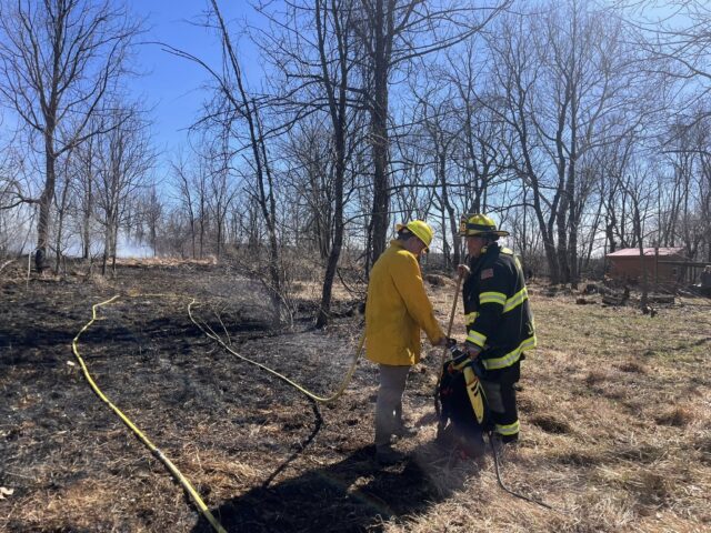 West amwell brush fire contained on wertsville road after quick response