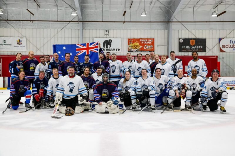 Anne Arundel County Police Defeat Australian Officers in Charity Hockey Game