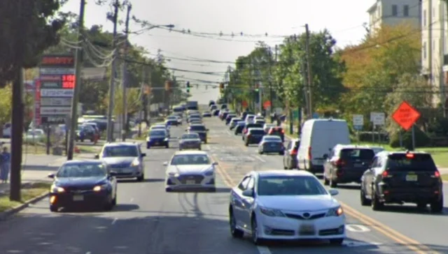 E-bike rider struck by car at busy downtown lakewood intersection, suffers broken leg