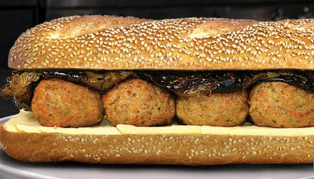 Bada boom 'italian' meatball hoagie debuts in new jersey on mangia monday at primohoagies
