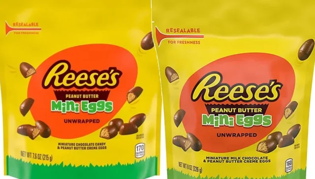 Consumer alert: reese’s mini eggs shrink in size just in time for easter but price stays the same
