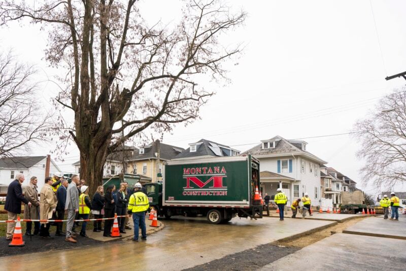 Mikie Sherrill Fills Phillipsburg Sinkhole With .2 Million at Holeside Press Conference Mikie Sherrill Fills Phillipsburg Sinkhole With 2 Million at Holeside Press Conference