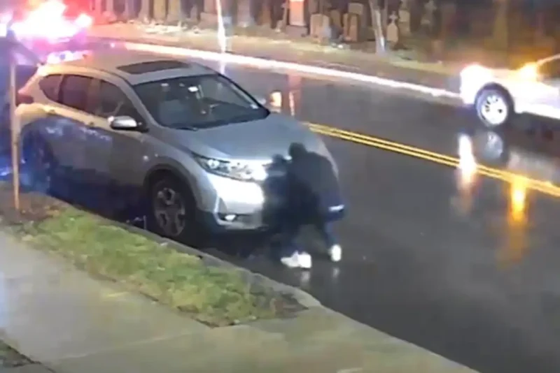 Newark police search for suspect accused of stealing license plate on grove street