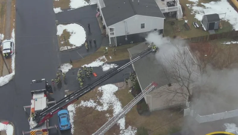 Fire Damages Toms River Home While Family Attends Funeral; Dog Rescued Fire Damages Toms River Home While Family Attends Funeral Dog Rescued