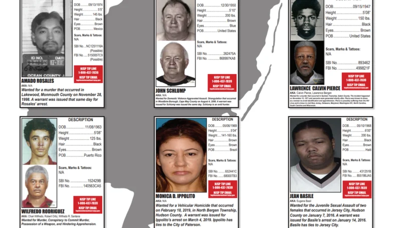 New Jerseys Most Wanted Fugitives Continue to Evade Capture
