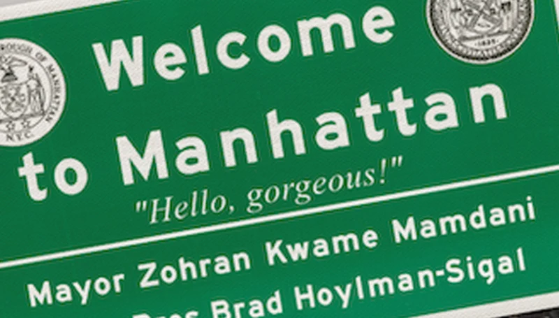 “hello, gorgeous” signs debut at manhattan entry points in nyc rollout