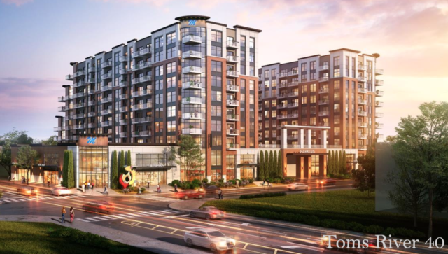 Meridia - A twin-tower high-density apartment project opposed by Toms River Mayor Dan Rodrick.
