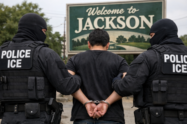 Ice arrests twice deported domestic abuser as politicians and media cry foul over masked agents