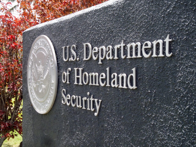Us department of homeland security sign