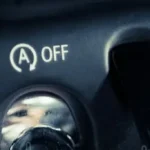 Icon for Auto Off mode: circular arrow around the letter A with OFF text next to it