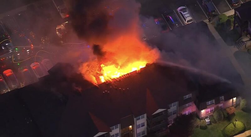 Fire rips through woodbridge apartment building, crews knock down flames with no injuries Fire rips through woodbridge apartment building, crews knock down flames with no injuries