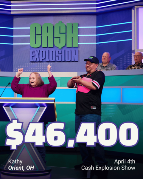 Son enters mom and she hits $46k on tv jackpot