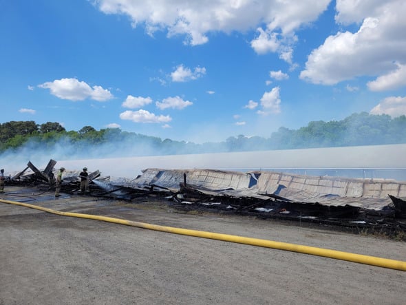 35,000 chickens killed as massive fire destroys maryland poultry house