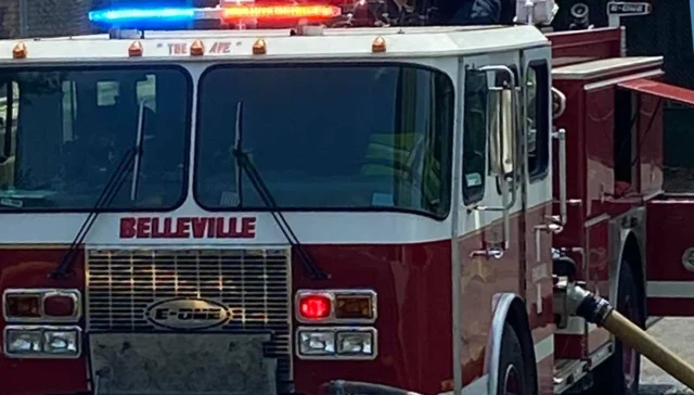 Update: 12-alarm warehouse fire engulfs belleville block, forces evacuations and shuts down schools