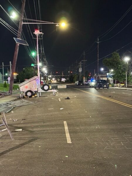 Delaney hall rioters harass horses, set fires, attack police as curfew announced in newark