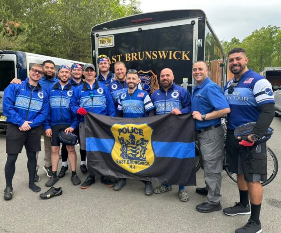East brunswick officers begin 300-mile police unity tour ride to washington for 30th anniversary