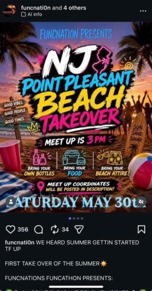 Point pleasant beach braces for possible urban ‘takeover’ event after viral social media post Point pleasant beach braces for possible urban ‘takeover’ event after viral social media post